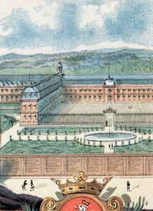 Uitzicht op het Koninklijk Huis van Saint-Cyr, Yvelines