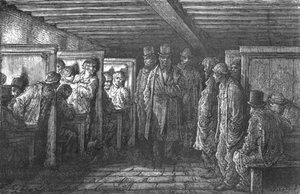 Een koffiehuis in Whitechapel, 1872