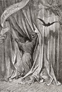 Naar een tekening van Gustave Dore voor Edgar Allan Poe