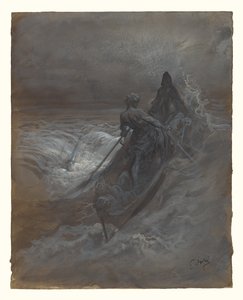 Na de schipbreuk - Ontwerp voor een illustratie van Coleridge