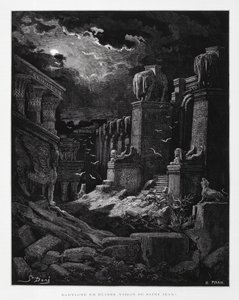 Babylon in puin (visioen van Johannes de Doper), Illustratie uit de Dore Bijbel