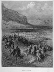 Slag om Antiochië tijdens de eerste kruistocht door Gustave Doré door Gustave Dore