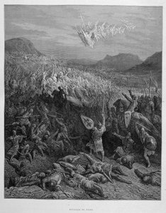 Slag bij Nicea tijdens de eerste kruistocht door Gustave Doré door Gustave Dore
