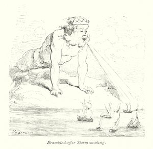 Bramble Buffer Storm maken (gravure) door Gustave Dore