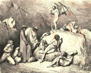 Herinner Piero van Medicina, als je terugkeert, ca. 1890 door Gustave Dore