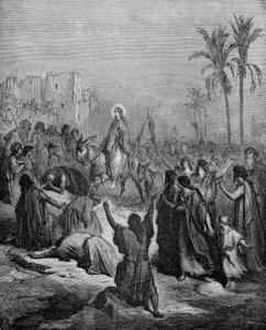 De intocht van Christus in Jeruzalem