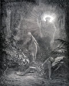 Schepping van Eva door Gustave Dore