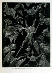 Croque-Mitaine; 1863 illustratie, door Gustave Dore door Gustave Dore