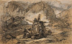 De drie heksen uit Shakespeares Macbeth