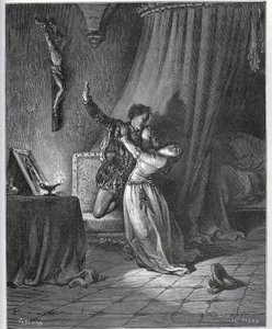 Don Fernand verklaart zijn liefde aan Dorothee - uit "Don Quichot van La Mancha" van Miguel Cervantes