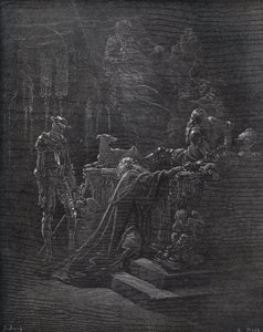 Don Quijote, Montesinos en Durandarte, in de grot van Montesinos - uit 