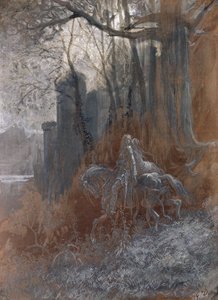 Geraint en Enid rijden weg