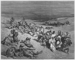 Gustave Doré Bijbel: De veepest door Gustave Dore