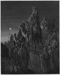 Gustave Doré Bijbel: De wijzen geleid door de ster