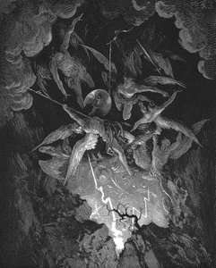 Gustave Dore illustratie voor John Milton