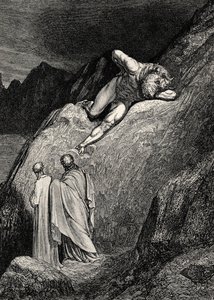Illustratie voor De Goddelijke Komedie - Hel (La Divina Commedia, L