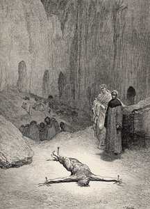 Illustratie voor De Goddelijke Komedie - Hel (La Divina Commedia, L