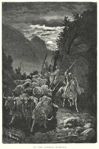 In de Sierra Morena (gravure) door Gustave Dore