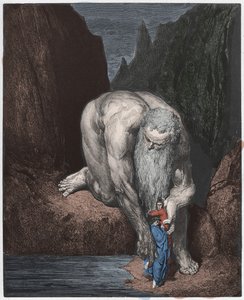 Inferno, Canto 31: De reus Antaeus door Gustave Dore