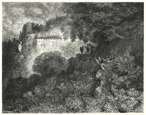 Doornroosje (gravure) door Gustave Dore