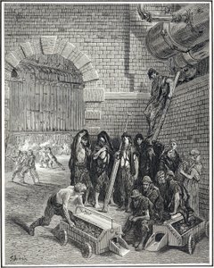 Lambeth Gasfabrieken, 1872 door Gustave Dore