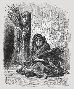 Lavendelmeisje, 1872 door Gustave Dore