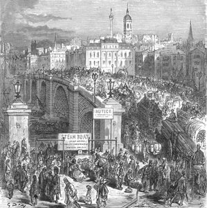 London Bridge door Gustave Dore