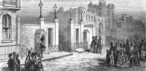 Marlborough House - Verwacht de Prins, 1872 door Gustave Dore