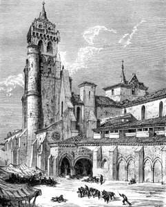 Monasterio de las Huelgas, Burgos, Spanje, 19e eeuw