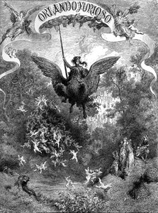 Orlando Furioso door Ludovico Ariosto, omslag door Gustave Dore