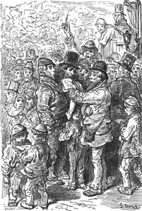 Buiten de Ring, 1872 door Gustave Dore