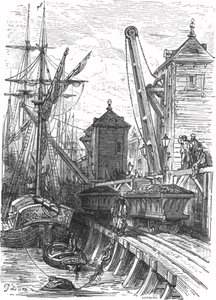 Poplar Dock door Gustave Dore