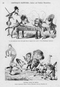 Humoristische en Groteske Schetsen door Gustave Dore (gravure) door Gustave Dore