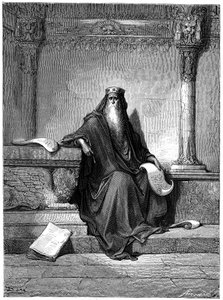 Salomo - Illustratie door Gustave Dore (1832-1883) voor De Bijbel (1866) - door Gustave Dore
