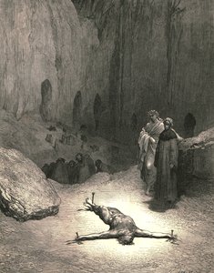Die doorboorde geest...was hij die de Farizeeën raad gaf, ca. 1890 door Gustave Dore
