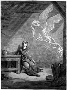 De Annunciatie door Gustave Dore