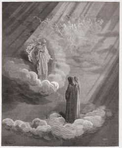 De Goddelijke Komedie (La Divina Commedia), Paradiso, Canto 16: De ziel van Cacciaguida spreekt over Florence - door Dante Alighieri (1265-1321) - Illustratie door Gustave Doré (1832-1883) door Gustave Dore