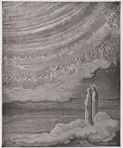 De Goddelijke Komedie, Paradiso, Canto 28: Het fonkelende leger van de hemel - door Dante Alighieri - Illustratie door Gustave Doré door Gustave Dore