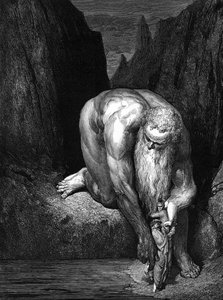 De Goddelijke Komedie, door Dante: De reus Antaeus