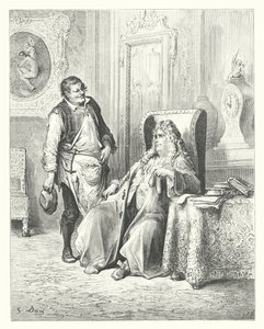 De Fabels van La Fontaine: De Schoenmaker en de Bankier door Gustave Dore
