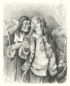 De Fabels van La Fontaine: De Dokters door Gustave Dore