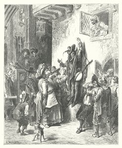 De Fabels van La Fontaine: De Gek die Wijsheid Verkocht door Gustave Dore