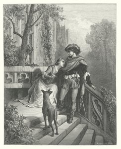 De Fabels van La Fontaine: De Twee Duiven door Gustave Dore