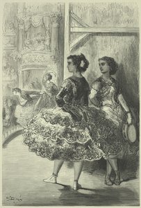 De Fandango in het Theater San Fernando, Sevilla