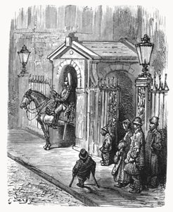 De Horse Guards, 1872 door Gustave Dore