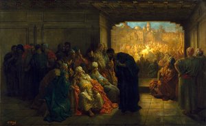 Het Huis van Kajafas, 1875 door Gustave Dore