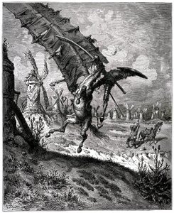 De vernuftige edelman Don Quichot van het Kanaal door Miguel de Cervantes door Gustave Dore