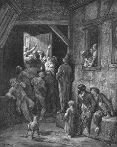 Gooi hem eruit! - Ratcliff, 1872 door Gustave Dore