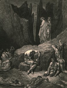 Waarom richt je blik nog steeds naar beneden tussen de verminkte en ellendige schaduwen, ca. 1890