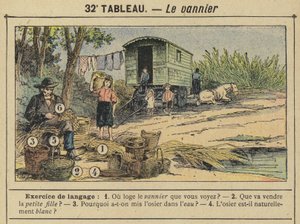 De mandenmaker (kleur litho)